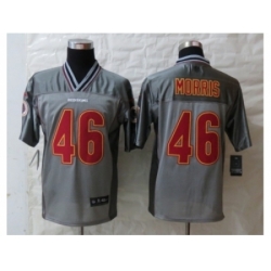 Nike Washington RedSkins 46 Alfred Morris Grey Elite Vapor NFL Jersey