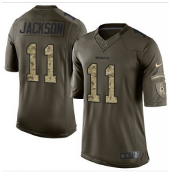 Nike Washington Redskins #11 DeSean Jackson Green Men 27s Stitched NFL Limited Salute to Service Jersey