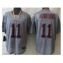 Nike Washington Redskins 11 DeSean Jackson Grey Elite Lights Out NFL Jersey