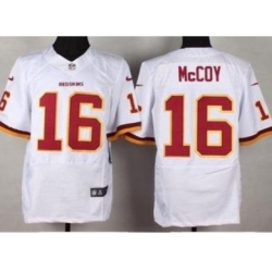 Nike Washington Redskins 16 Colt McCoy White Elite NFL Jersey