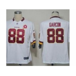 Nike Washington Redskins 88 Pierre Garcon White Game 80TH Patch NFL Jersey