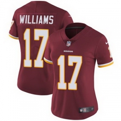 Nike Redskins #17 Doug Williams Burgundy Red Team Color Womens Stitched NFL Vapor Untouchable Limited Jersey