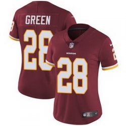 Nike Redskins #28 Darrell Green Burgundy Red Team Color Womens Stitched NFL Vapor Untouchable Limited Jersey