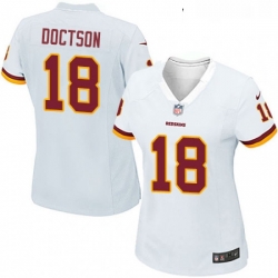 Womens Nike Washington Redskins 18 Josh Doctson Game White NFL Jersey