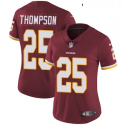 Womens Nike Washington Redskins 25 Chris Thompson Elite Burgundy Red Team Color NFL Jersey