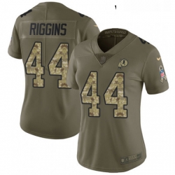 Womens Nike Washington Redskins 44 John Riggins Limited OliveCamo 2017 Salute to Service NFL Jersey