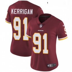 Womens Nike Washington Redskins 91 Ryan Kerrigan Elite Burgundy Red Team Color NFL Jersey