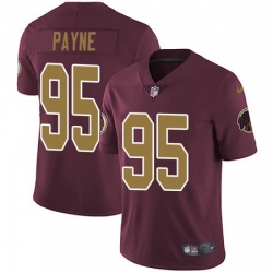 Nike Redskins #95 Da Ron Payne Burgundy Red Alternate Youth Stitched NFL Vapor Untouchable Limited Jersey