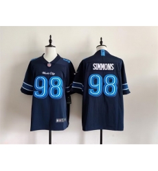 Men Tennessee Titans 98 Jeffery Simmons Navy 2026 Music City Rivalries Collection Limited Stitched Football Jersey Men Tennessee Titans 98 Jeffery Simmons Navy 2026 Music City Rivalries Collection Limited Stitched Football Jersey