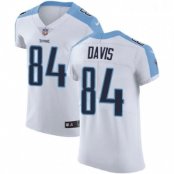 Mens Nike Tennessee Titans 84 Corey Davis White Vapor Untouchable Elite Player NFL Jersey