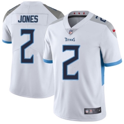 Nike Tennessee Titans 2 Julio Jones White Men Stitched NFL Vapor Untouchable Limited Jersey