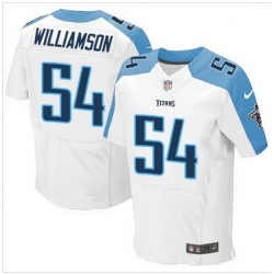 Nike Tennessee Titans #54 Avery Williamson White Mens Stitched NFL Elite Jersey