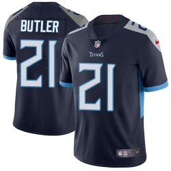 Nike Titans #21 Malcolm Butler Navy Blue Alternate Mens Stitched NFL Vapor Untouchable Limited Jersey