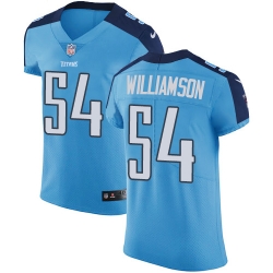 Nike Titans #54 Avery Williamson Light Blue Team Color Mens Stitched NFL Vapor Untouchable Elite Jersey