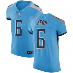 Nike Titans #6 Brett Kern Light Blue Team Color Mens Stitched NFL Vapor Untouchable Elite Jersey