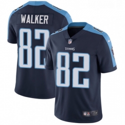 Youth Nike Tennessee Titans 82 Delanie Walker Elite Navy Blue Alternate NFL Jersey