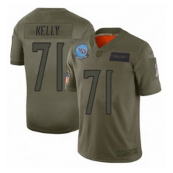 Youth Tennessee Titans 71 Dennis Kelly Limited Camo 2019 Salute to Service Football Jersey