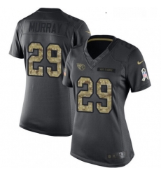 Womens Nike Tennessee Titans 29 DeMarco Murray Limited Black 2016 Salute to Service NFL Jersey