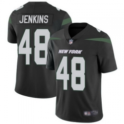 Jets #48 Jordan Jenkins Black Alternate Men Stitched Football Vapor Untouchable Limited Jersey