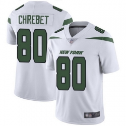 Jets #80 Wayne Chrebet White Men Stitched Football Vapor Untouchable Limited Jersey