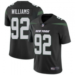 Jets #92 Leonard Williams Black Alternate Men Stitched Football Vapor Untouchable Limited Jersey