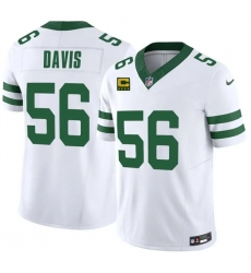 Men New York Jets 56 Demario Davis White 2025 F U S E 4 Star C Patch Vapor Untouchable Limited Stitched Jersey Men New York Jets 56 Demario Davis White 2025 F U S E 4 Star C Patch Vapor Untouchable Limited Stitched Jersey