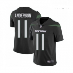 Mens New York Jets 11 Robby Anderson Black Alternate Vapor Untouchable Limited Player Football Jersey