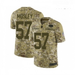 Mens New York Jets 57 CJ Mosley Limited Camo 2018 Salute to Service Football Jersey