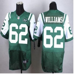 New New York Jets #62 Leonard Williams Green Team Color Mens NFL Elite Jersey