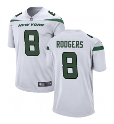 New York Jets #8 Aaron Rodgers White Vapor Untouchable Limited Stitched Jersey