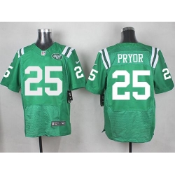 Nike Jets 25 Calvin Pryor Green Mens Stitched NFL Elite Rush Jersey