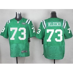 Nike Jets 73 Joe Klecko Green Mens Stitched NFL Elite Rush Jersey