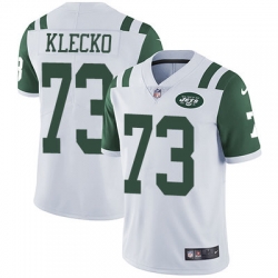 Nike Jets #73 Joe Klecko White Mens Stitched NFL Vapor Untouchable Limited Jersey