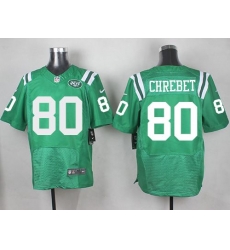 Nike Jets #80 Wayne Chrebet Green Mens Stitched NFL Elite Rush Jersey