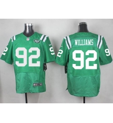Nike Jets #92 Leonard Williams Green Mens Stitched NFL Elite Rush Jersey