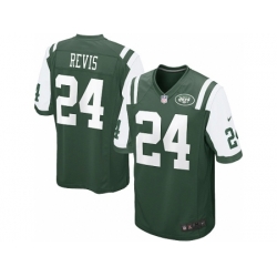 Nike New York Jets 24 Darrelle Revis green Game NFL Jersey