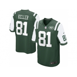 Nike New York Jets 81 Dustin Keller green Game NFL Jersey