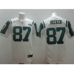 Nike New York Jets 87 Eric Decker White Elite NFL Jersey