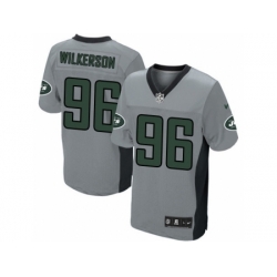 Nike New York Jets 96 Muhammad Wilkerson Grey Limited Shadow NFL Jersey