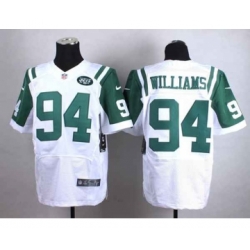 nike nfl jerseys new york jets 94 williams white[Elite]