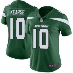 Jets 10 Jermaine Kearse Green Team Color Womens Stitched Football Vapor Untouchable Limited Jersey