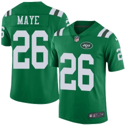 Nike Jets #26 Marcus Maye Green Youth Stitched NFL Limited Rush Jersey