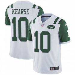 Youth Nike Jets #10 Jermaine Kearse White Stitched NFL Vapor Untouchable Limited Jersey