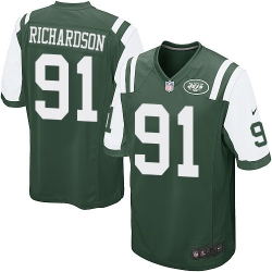 Youth Nike New York Jets #91 Sheldon Richardson Limited Green Team Color NFL Jersey