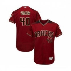 Mens Arizona Diamondbacks 40 Andrew Chafin Red Alternate Authentic Collection Flex Base Baseball Jersey