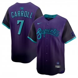 Youth Arizona Diamondbacks ACTIVE PLAYER Custom Purple 2025 City Connect Limited Stitched Baseball Jersey