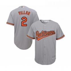 Youth Baltimore Orioles 2 Jonathan Villar Replica Grey Road Cool Base Baseball Jersey 