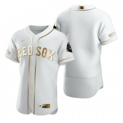 Boston Red Sox Blank White Nike Mens Authentic Golden Edition MLB Jersey