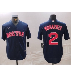 Men Boston Red Sox 2 Xander Bogaerts Navy Stitched Baseball Jersey