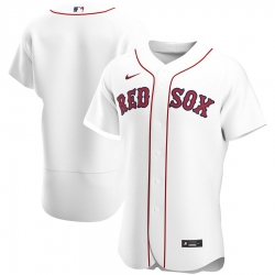 Men Boston Red Sox Men Nike White Home 2020 Flex Base Official Team MLB Jersey